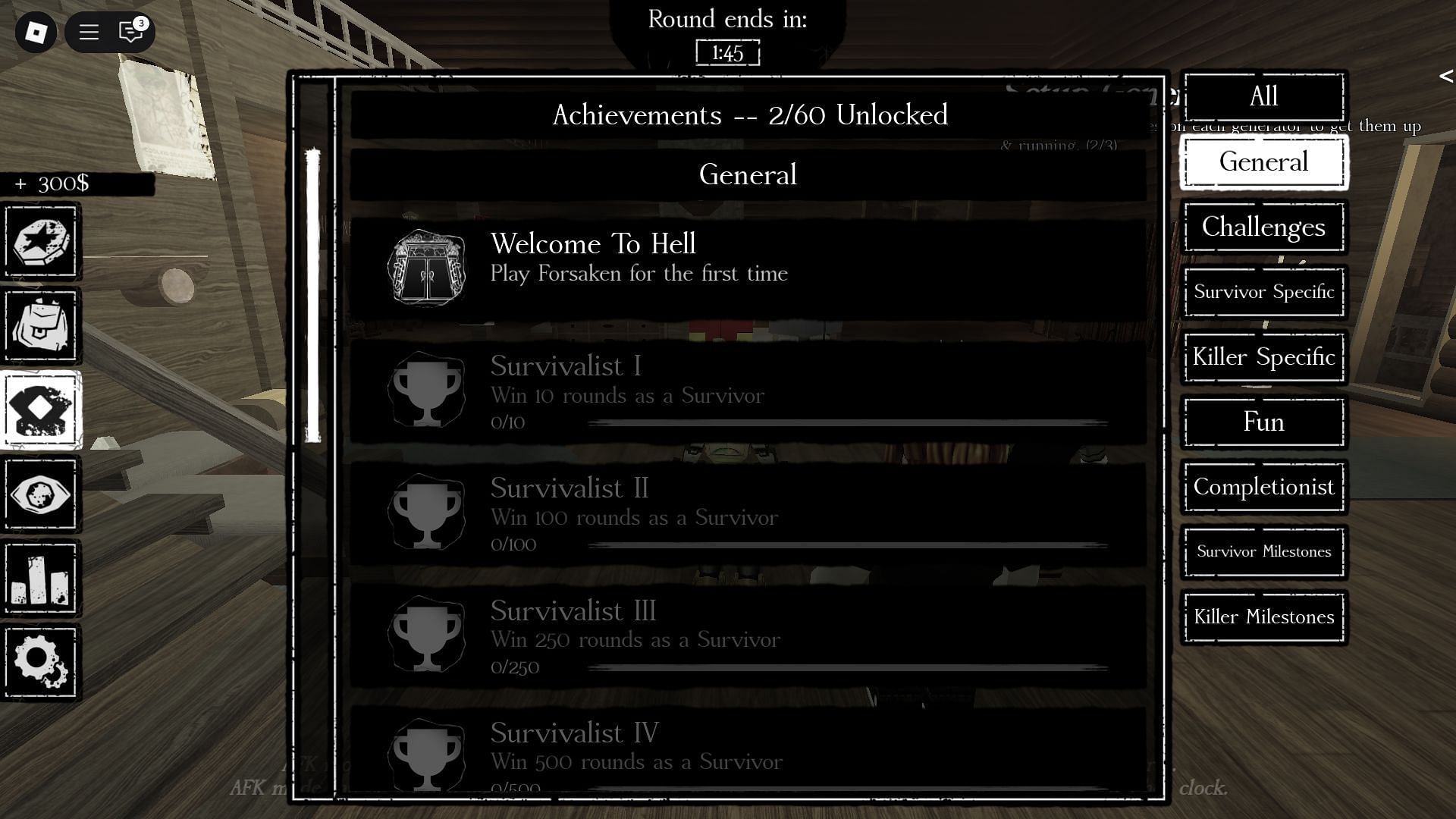 The General Achievements (Image via Roblox)